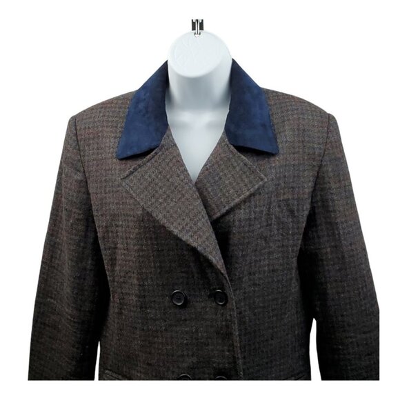 Vintage Character 10 Wool Suede Blazer Jacket - Picture 1 of 8